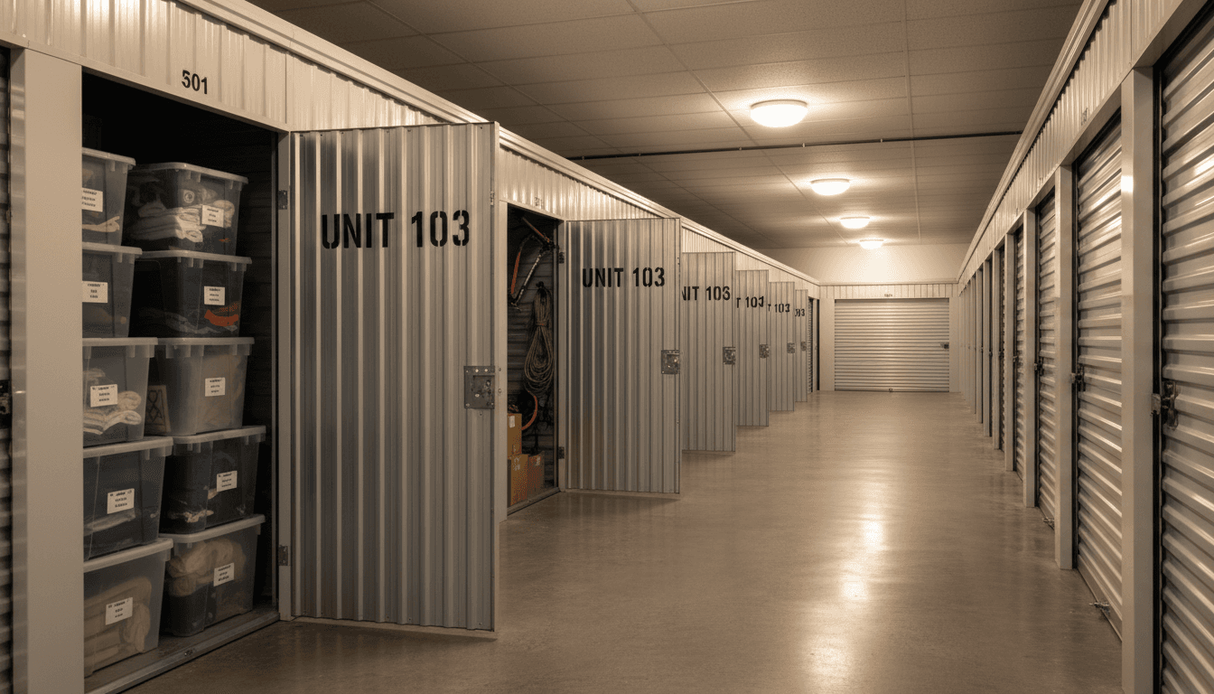 Clean, organized Millard Storage facility in Fillmore with secure storage units