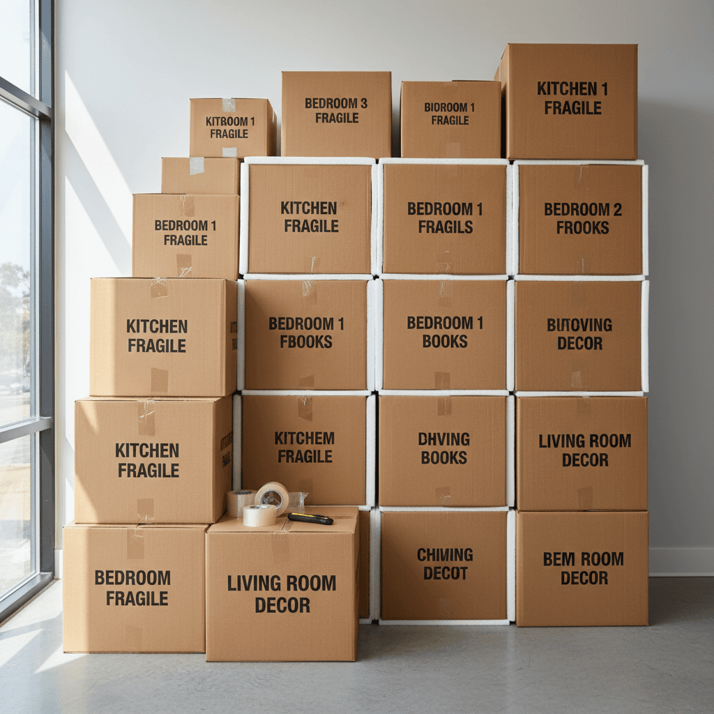 Residential moving storage